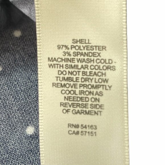 Eliza J Navy Blue Dotted Quarter Sleeve Mini Dress - Picture 5 of 8